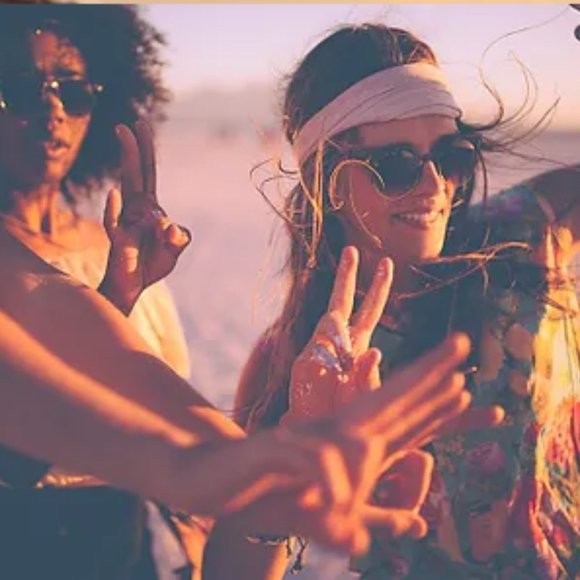 Shacket Flannel Patch Shirt XXL Flower Floral Pockets Hand made Boho Street - Picture 4 of 6